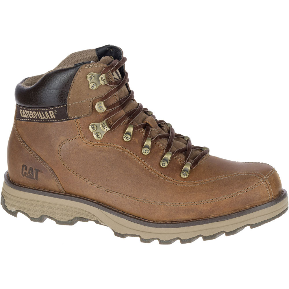 Caterpillar Boots South Africa - Cat Men's Highbury Casual Boots Dark Beige YO6185370